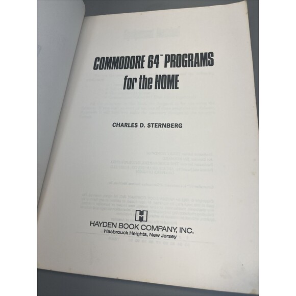 commodore 64 programs for the home Charles D. sternberg Vintage Book 1983 - Picture 4 of 8